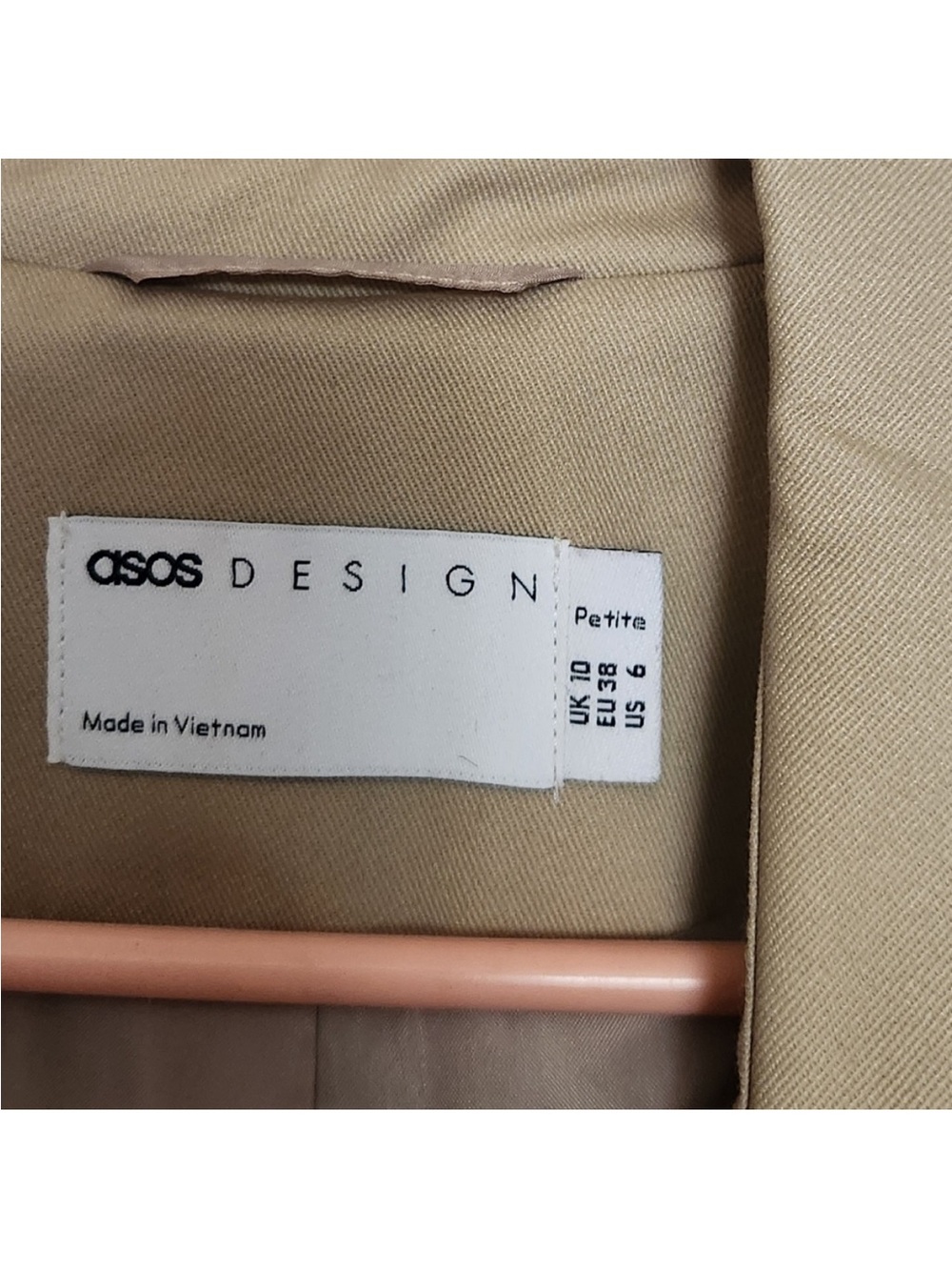Asos Petite Trench Coat - Picture 3 of 3